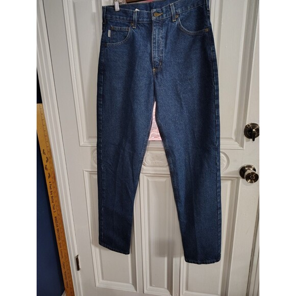 Carhartt Jeans Men's Size 31x32 Straight Leg Dark Wash - Picture 1 of 8